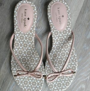 Kate Spade pink & tan sandals